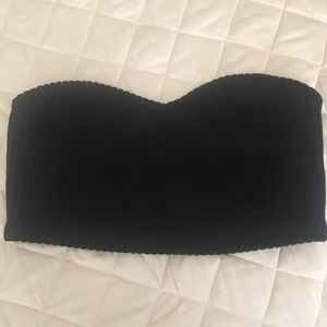 Black Sweetheart Tube Top Size Medium-NWT